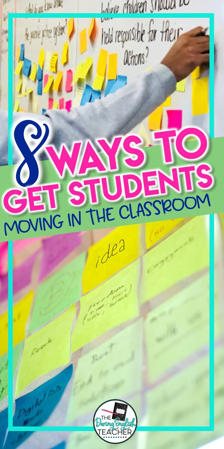 Activities to Get Secondary ELA Students Moving