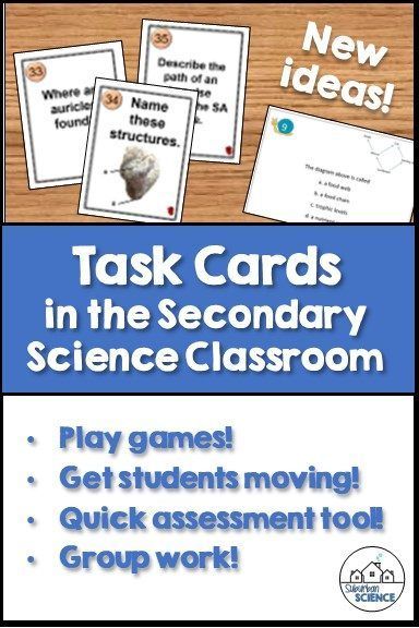Using Science Task Cards in High School