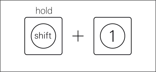 Official guide illustration showing Shift and M1 clearing all song entries