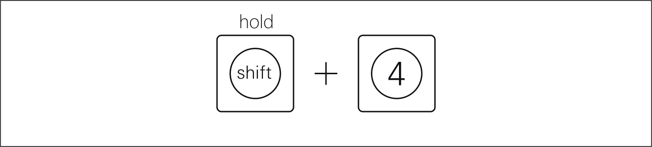 Official guide illustration showing Shift and M4 deleting a scene from the song