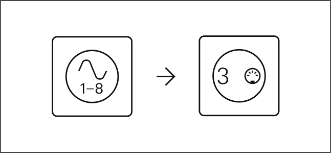 Official guide controls showing Instrument mode followed by track 3